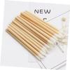 BIUDECO 100pcs Bamboo Lipstick Brush Makeup Brushes Lip Wands for Lips Lipstick Applicators Gloss Applicator view 4