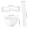 Baluue 5sets Mask Face Mask Facial Mixing Bowl Mud Applicator Spa Beauty Accessories view 2
