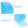 Gogogmee 5rolls Disposable Stretchy Neck Strips for Hair Cutting Flexible Neck Bands and Skin-Friendly Barber Supplies Blue for Salon Use view 4
