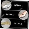 Didiseaon 3pcs Facial Mask Mixing Spoon Makeup Spoon Scoop Cosmetics Scoop for Sampling view 3
