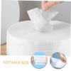 OHPHCALL Disposable Facial Towel of Soft Thick Face Pads Cotton Rounds for Makeup Removal Daily Cleansing White view 3