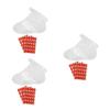 Baluue 3sets Moisturizing Foot Covers -Cracking Transparent Socks for Foot Care Adhesive for Spa Salon and Home Use view 1