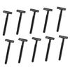 FOMIYES 10pcs Hair Trimmer Non- Manual Body Shaver for Men and Women Dual-layer Carbon Steel for Easy Hair Removal Compact and Portable view 1
