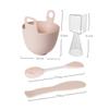Didiseaon 1set Facial Mask Mixing Bowl Set Silicone Mixing Tools for Home Skincare and Hairdressing Lightweight and Portable for Face Masks and Hair Oil Applications view 2