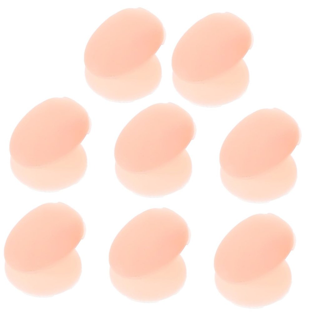 Didiseaon 8pcs Silicone Lip Brush Protectors Dust Makeup Brush Covers for Lipstick Applicators Skin-friendly Silicone for Makeup Enthusiasts and Professionals