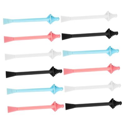 Didiseaon 12pcs Nose Hair Removal Stick Wax Disposable Nasal Stick for Men Women Hair Remover Wax Strips Brow Eyebrows Face