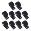 FRCOLOR 10pcs Neck Gaiter Barber Paper Strips Hair Tape Wrap Neck Strips for Barbers view 1