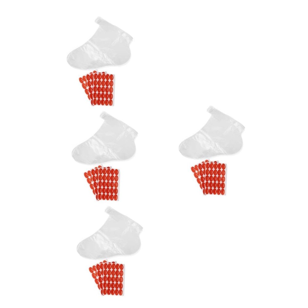 Baluue 4sets Men Women Foot Covers for Feet Socks Covers Pedicure Socks Athletes Treatment