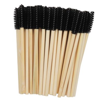FOMIYES 100pcs Easy Eyelash Comb Eyebrow Makeup Tool Flexible Head Disposable Mascara Brush