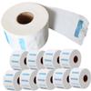 FOMIYES 10rolls Professional Barber Neck Strips Stretchy Hairdressing Neck Wraps Disposal Paper view 1