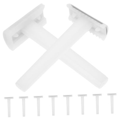 NOLITOY 10pcs Disposable Double Edge Razor Shavers for Women Portable Manual Hair Removal Tools for Body and Face Easy to Use for Travel and Daily Grooming