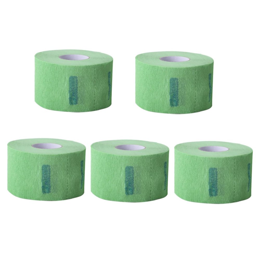 FOMIYES 5rolls Disposable Neck Strip Papers Paper for Hair Cutting Convenient for Salon and Home Use Protective Neck Band for Barbers and Diy Haircuts