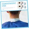 Gogogmee 10rolls Single Use Barber Neck Strips Neck Paper for Hair Cutting Barber Cape view 2