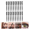 BIUDECO 50pcs Eyebrow Powder Brush Mini Brow Styling Tools Eyebrow Grooming Brush for Friends Family view 3
