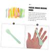FRCOLOR 150pcs Facial Cream Spatula Plastic Mud Mask Mixing Spoons for Beauty Salon for Cream Application Travel Lightweight Scrapers view 3