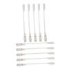 Baluue 100pcs Break off Lip Care Stick Moisturizing Cotton Swabs for Oral Care Anti-aging Lip Treatment Safe and Skin-friendly Individually Wrapped for Convenient Use view 1