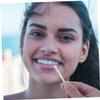Baluue 100pcs Break off Lip Care Stick Moisturizing Cotton Swabs for Oral Care Anti-aging Lip Treatment Safe and Skin-friendly Individually Wrapped for Convenient Use view 4