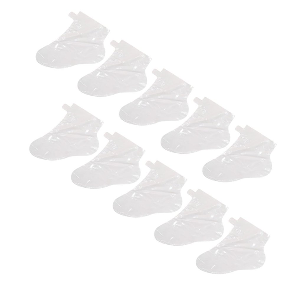 FRCOLOR 50pcs Foot Masks Moisturizing Foot Booties for Cracked Heels Thickened Therapy Covers Skin-Friendly and Breathable for Home and Salon Use