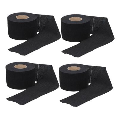 Didiseaon 4rolls Disposable Barber Neck Strips Hairdressing Neck Protection Paper for Salon Services Stretchable and Comfortable Easy to Use for Hair Types