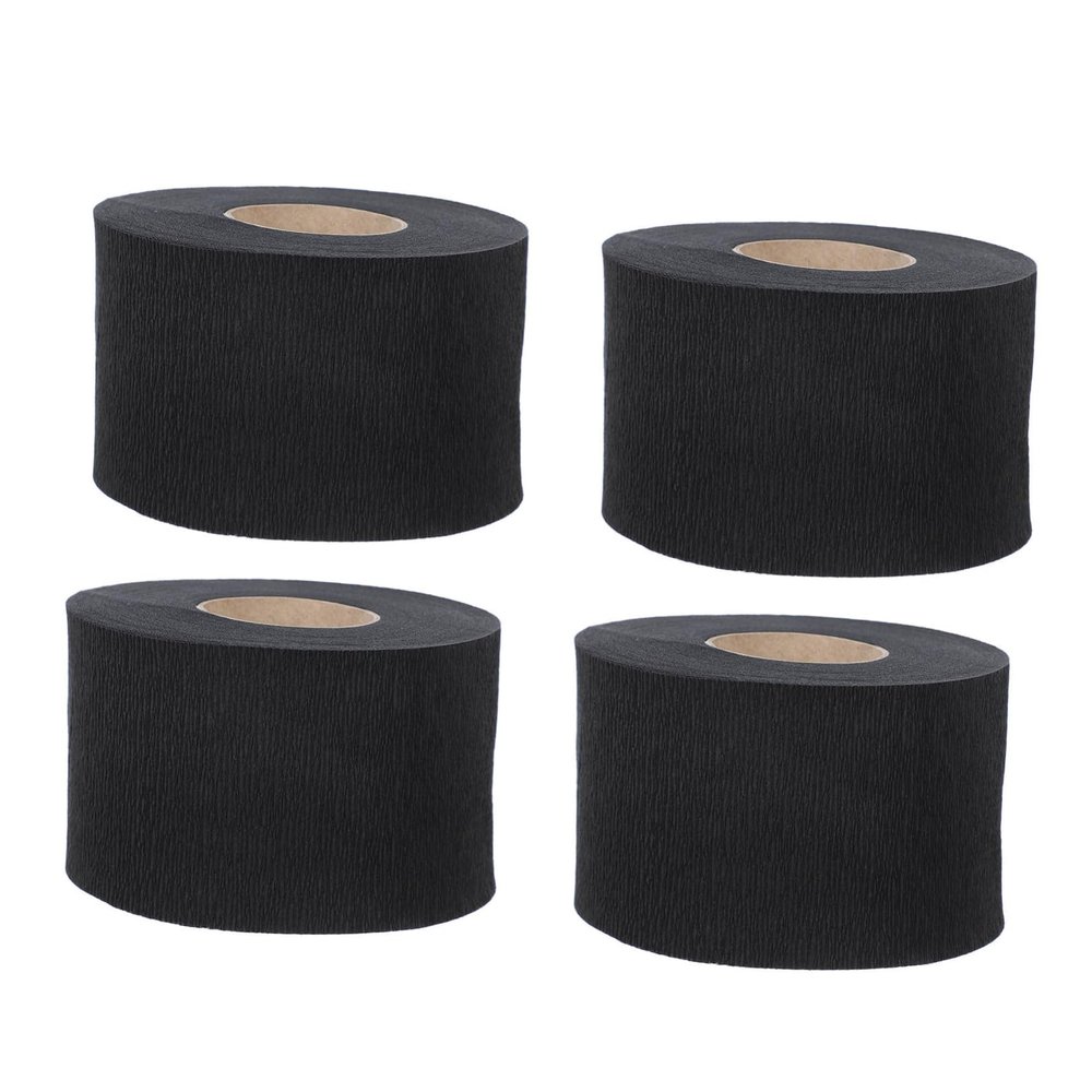 NOLITOY Neck Strip for Barbers 4 Rolls of Stretchy Paper Neck Strips Disposable