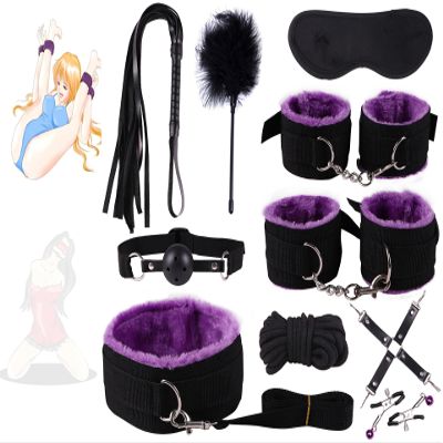 10-Piece Purple Nylon Multi-Sport Travel Set, Easy to Carry, Durable and Comfortable, Lightweight, Breathable Material, Professional Design -Z