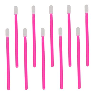 Baluue 100pcs Makeup Brush Disposable Lip Brush Comfortable Handle Touch Makeup for Women