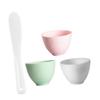Baluue Diy Face Mask Mixing Bowl Set with Silicone Mixing Stick for Pink Green for Home and Beauty Salon Use Easy to Clean view 1