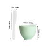 Baluue Diy Face Mask Mixing Bowl Set with Silicone Mixing Stick for Pink Green for Home and Beauty Salon Use Easy to Clean view 2