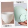 Baluue Diy Face Mask Mixing Bowl Set with Silicone Mixing Stick for Pink Green for Home and Beauty Salon Use Easy to Clean view 4
