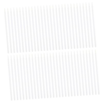BIUDECO 100pcs Eyeliner Brush Applicator Makeup Tool Mini Brush for Girls Disposable