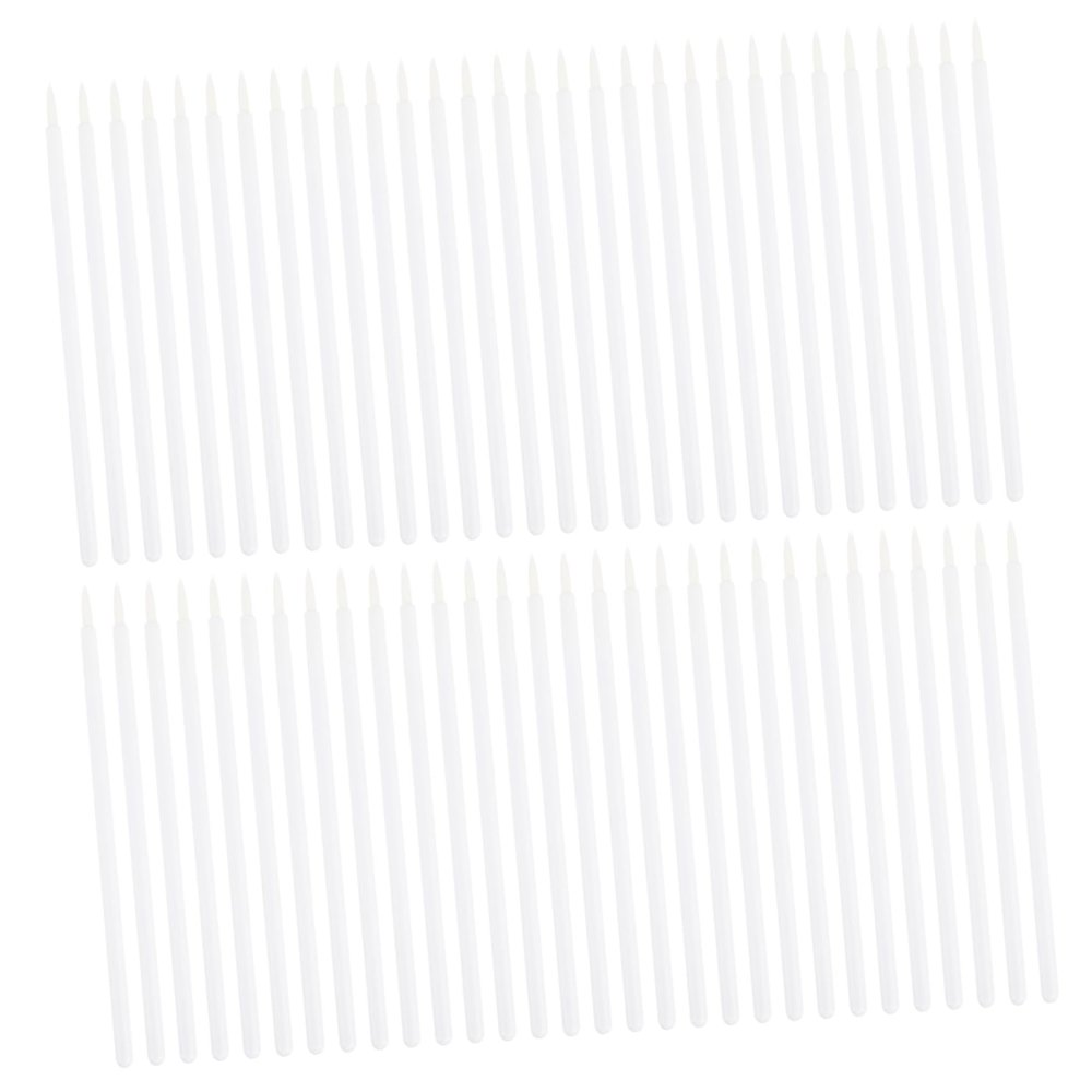 BIUDECO 100pcs Eyeliner Brush Applicator Makeup Tool Mini Brush for Girls Disposable
