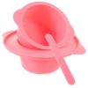 FOMIYES 1set Nonstick Silicone Wax Melting Bowl Stirring Stick Wax Container for Masks and Hair Removal Easy to Clean view 1