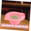 FOMIYES 1set Nonstick Silicone Wax Melting Bowl Stirring Stick Wax Container for Masks and Hair Removal Easy to Clean view 3