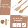 FRCOLOR 1set Wooden Facial Mask Bowl Mixing Tools for Easy Application and Mixing of Face Masks Compact and Lightweight Safe Materials for Travel Use view 3