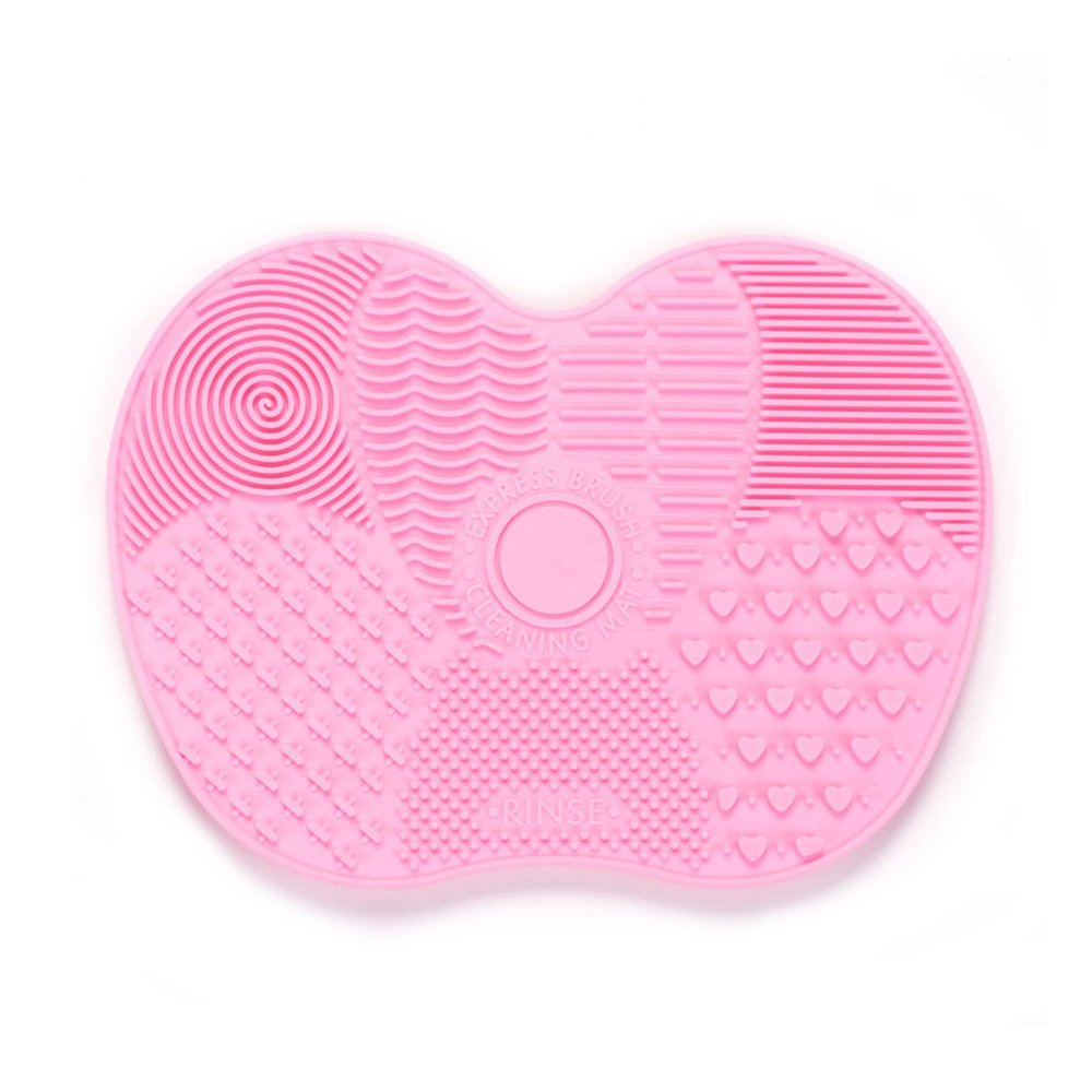 Makeup Brush Mat Soft Silicone Pad Cosmetic Brush Washing Tool with Suction Cups Bathroom Supplies