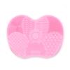 Makeup Brush Mat Soft Silicone Pad Cosmetic Brush Washing Tool with Suction Cups Bathroom Supplies view 1
