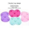 Makeup Brush Mat Soft Silicone Pad Cosmetic Brush Washing Tool with Suction Cups Bathroom Supplies view 3