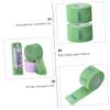 Baluue 5rolls Disposable Barber Neck Paper Strips Stretchy Self-adhesive Hairdressing Collar for Haircuts Green Hypoallergenic and Convenient Neck Protection view 3