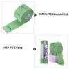 Baluue 5rolls Disposable Barber Neck Paper Strips Stretchy Self-adhesive Hairdressing Collar for Haircuts Green Hypoallergenic and Convenient Neck Protection view 4