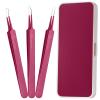 WSYUB Blackhead Remover Tweezers,Professional Facial Blackhead Tweezers,Ingrown Hairs TweezersPimple Popper Tool Kit, Dermatologist Tweezers for Acne Removal, Extraction Tweezers view 1