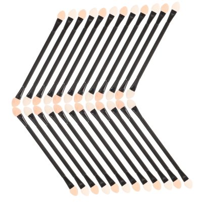 Gogogmee Professional Eyeshadow Applicator 30pcs Double-ended Makeup Brush for Eye Eyeliner Eyelash Eyebrow