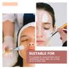 OHPHCALL 1Set Natural Wood Mask Mixing Bowl with Applicator Brush and Scraper Portable DIY Mask Accessories for Home Salon Use Skin-friendly Beauty Tools view 4