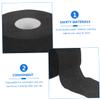 VINTORKY 6rolls Neck Covering Paper for Salon Stretchy Barber Neck Strips Lightweight and Adhesive Bands for Hair Cutting and Color Treatments Black view 3