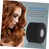 VINTORKY 6rolls Neck Covering Paper for Salon Stretchy Barber Neck Strips Lightweight and Adhesive Bands for Hair Cutting and Color Treatments Black view 4