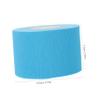 Gogogmee 5rolls Disposable Barber Neck Strips Hair Cutting Protection Paper for Salons Comfortable and Easy to Use Effectively Prevents Hair Clippings Blue view 2