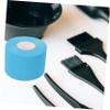 Gogogmee 5rolls Disposable Barber Neck Strips Hair Cutting Protection Paper for Salons Comfortable and Easy to Use Effectively Prevents Hair Clippings Blue view 4