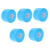 Baluue 5rolls Disposable Neck Covering Papers Protective Neck Strips for Salon Hair Styling Water-Resistant and Adhesive Blue for Client Comfort and Hair Management view 1