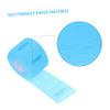 Baluue 5rolls Disposable Neck Covering Papers Protective Neck Strips for Salon Hair Styling Water-Resistant and Adhesive Blue for Client Comfort and Hair Management view 2