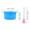 Baluue 1set Silicone Facial Mask Mixing Bowl - Wax Mixing Gadget for Masks Includes Silicone Bowls Sticks Easy to Clean Safe for High Temperatures view 2