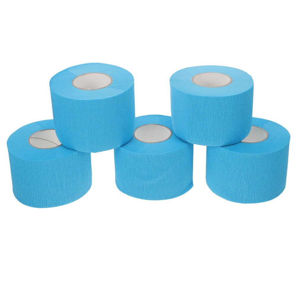 FOMIYES 5rolls Hairdressing Neck Strip Paper Barber Salon Barber Neck Strip Self Adhesive Wrap